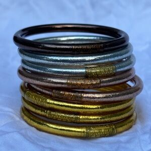 RARE 8 mix & match budha girl awb bracelets